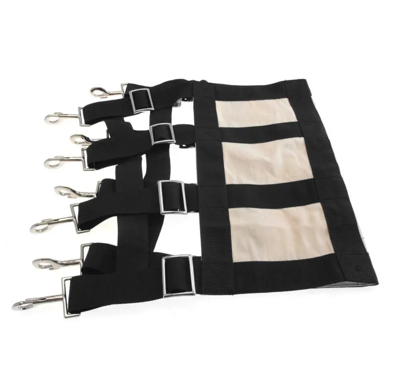 KM Elite Webbing Stall Guard - Black/Cream