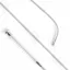 KM Elite Cush Grip Dressage Whip - Silver