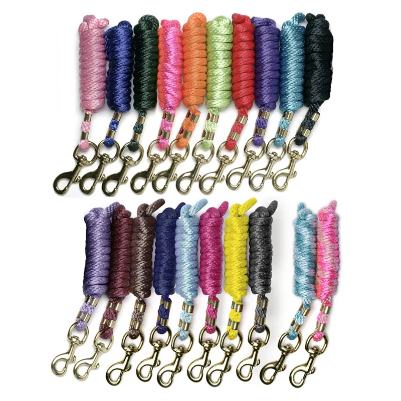 KM Elite 6ft Nylon Lead Rope - Various Colours