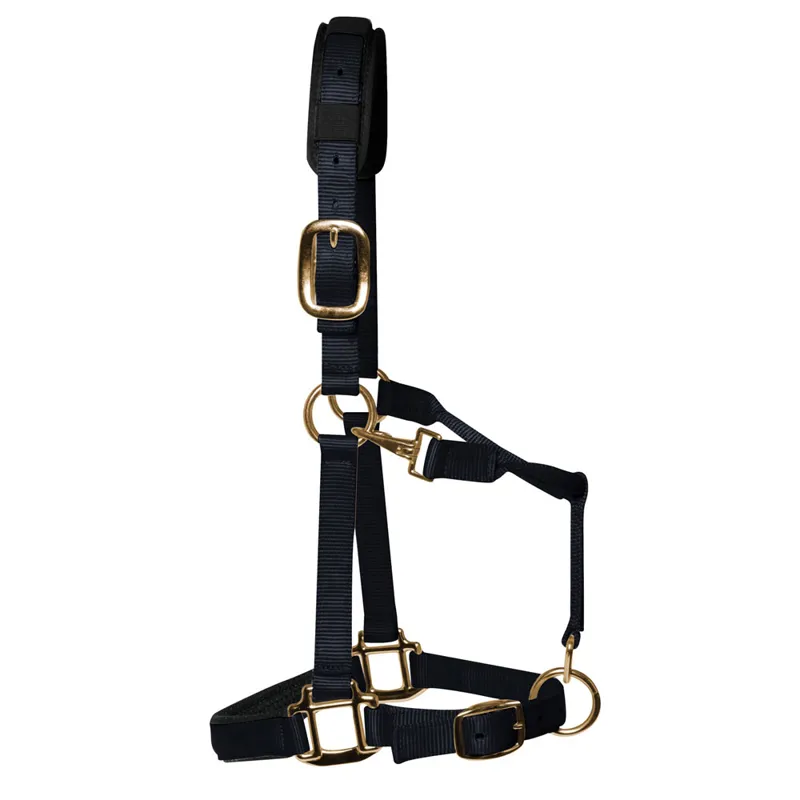 KM Elite Luxury Padded Headcollar - Black