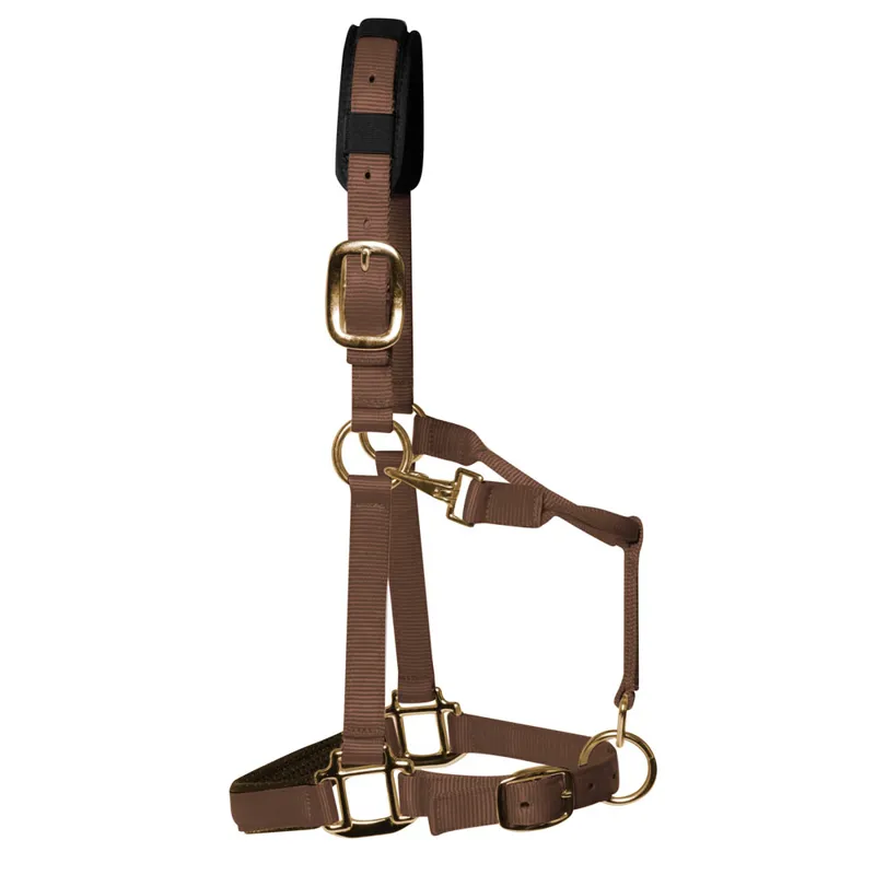 KM Elite Luxury Padded Headcollar - Brown