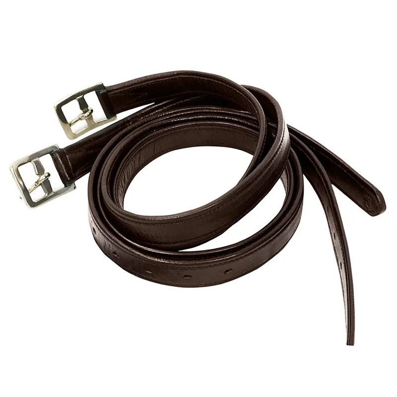 KM Elite Primera Soft Stirrup Leathers - Havana