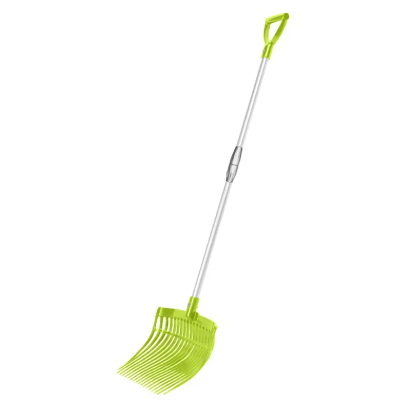 KM Elite Ultimate Telescopic Shavings Fork - Lime Green