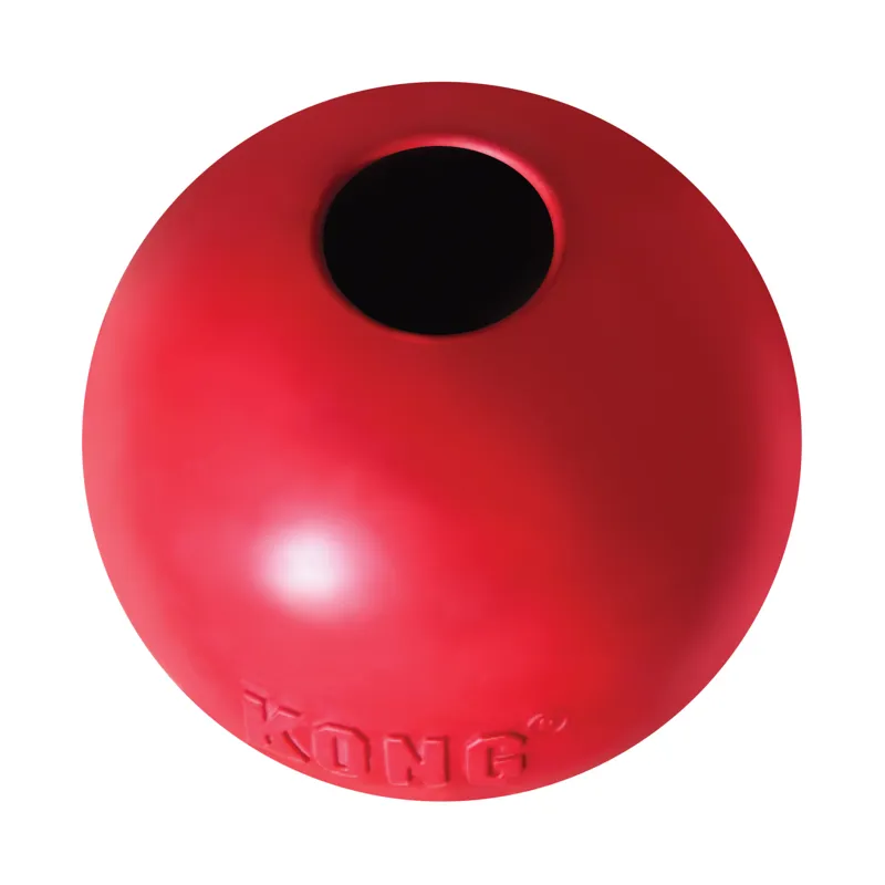 KONG Ball with Hole - Red-1