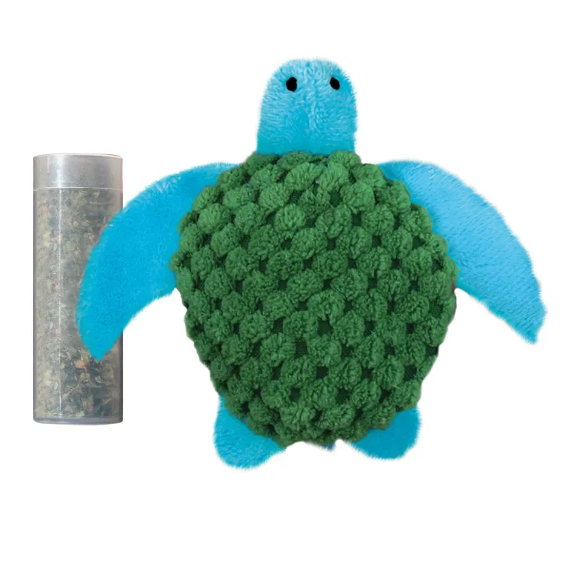 KONG Refillable Catnip Cat Toy - Turtle-2