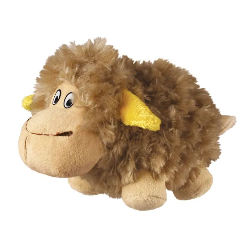 KONG Cruncheez Barnyard Plush Dog Toy - Sheep