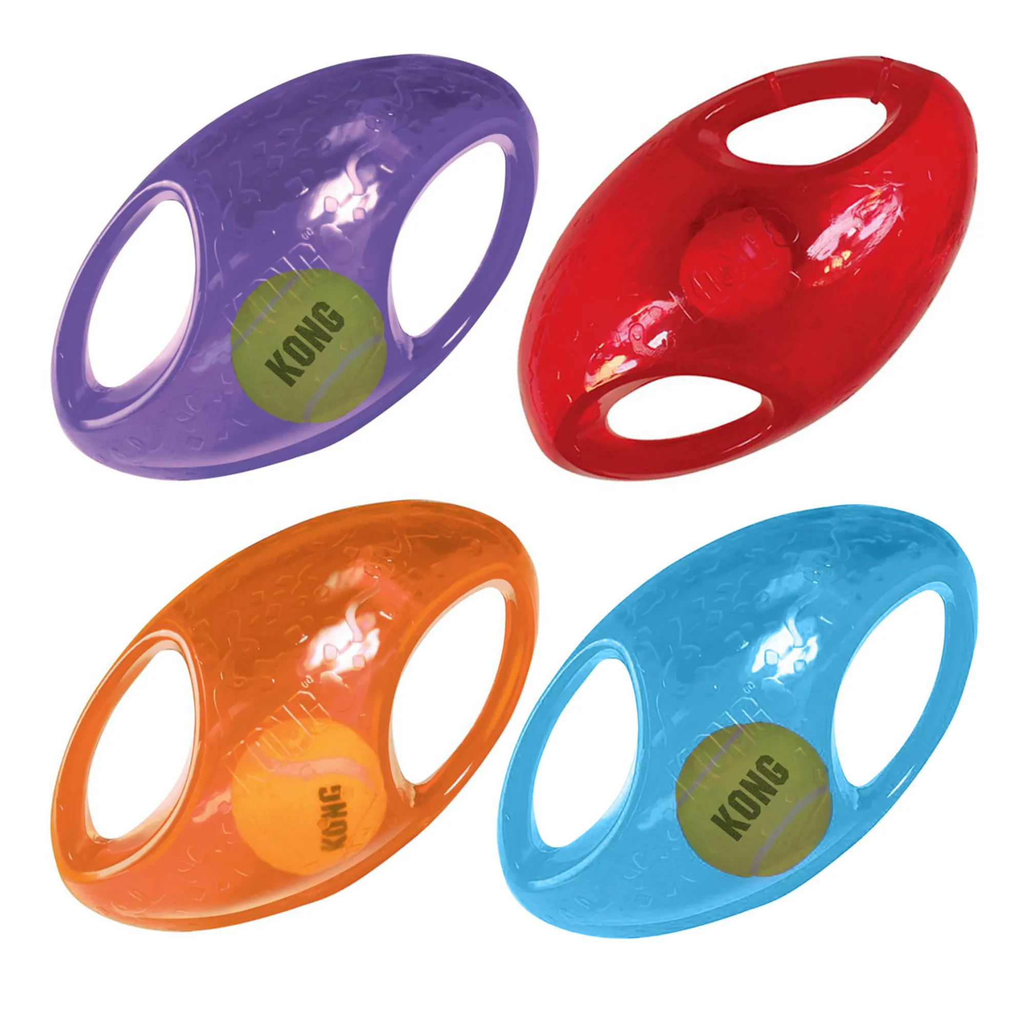 KONG Jumbler Football Dog Toy Assorted