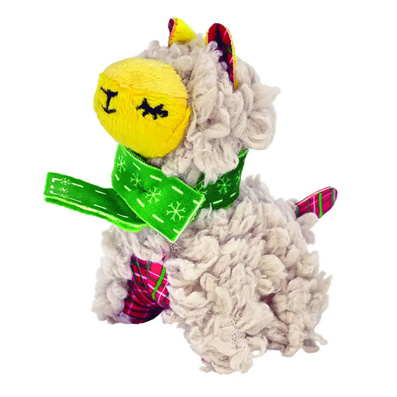 KONG Holiday Softies Buzzy Llama Cat Toy