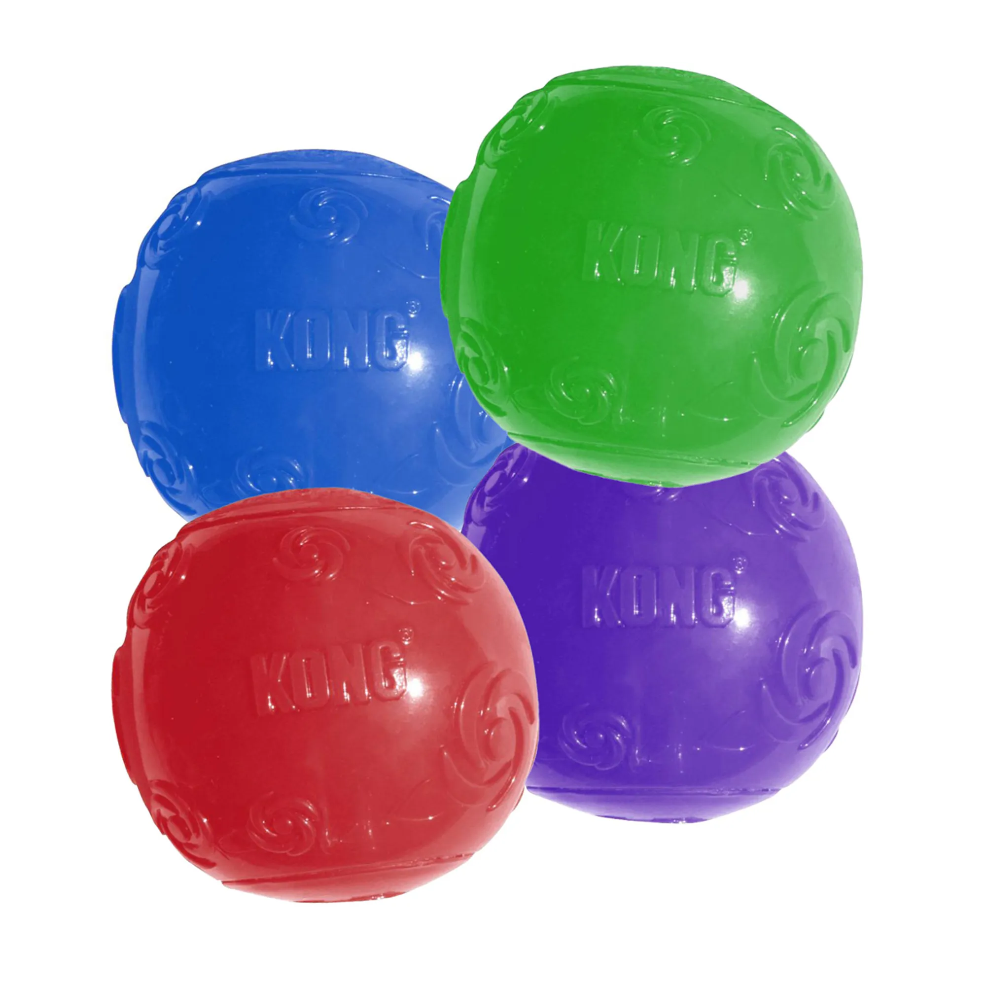 Squeezz KONG Squeezz Ball Dog Toy - Assorted