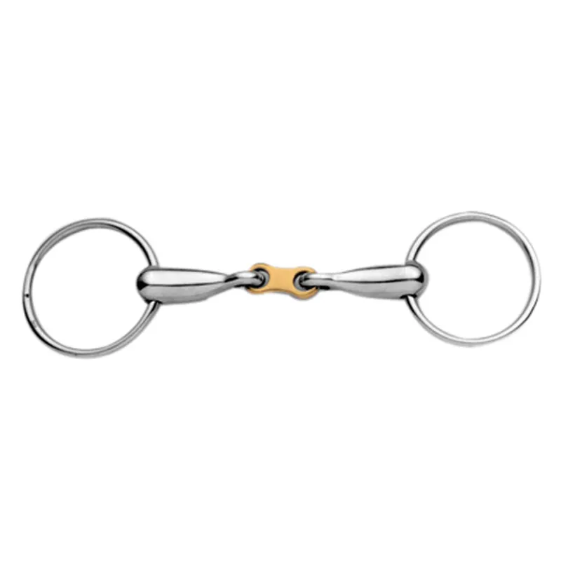 Korsteel Loose Ring Copper French Link Snaffle Bit