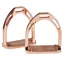 Korsteel Aluminium Stirrup Irons - Rose Gold