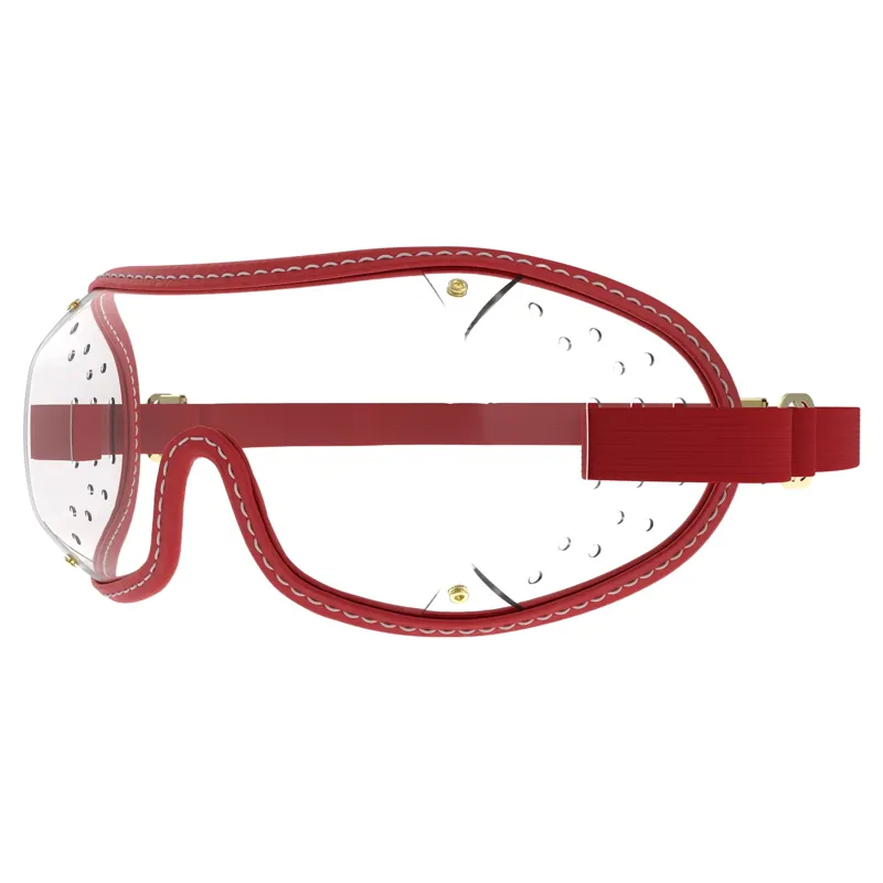 Kroops Triple-Slot Racing Goggles - Red/Clear-1