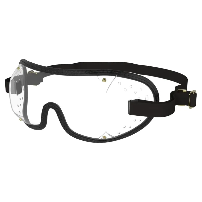 Kroops Triple-Slot Racing Goggles - Black/Clear