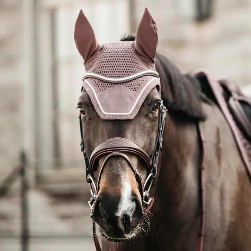 Kentucky Wellington Velvet Fly Veil - Light Purple