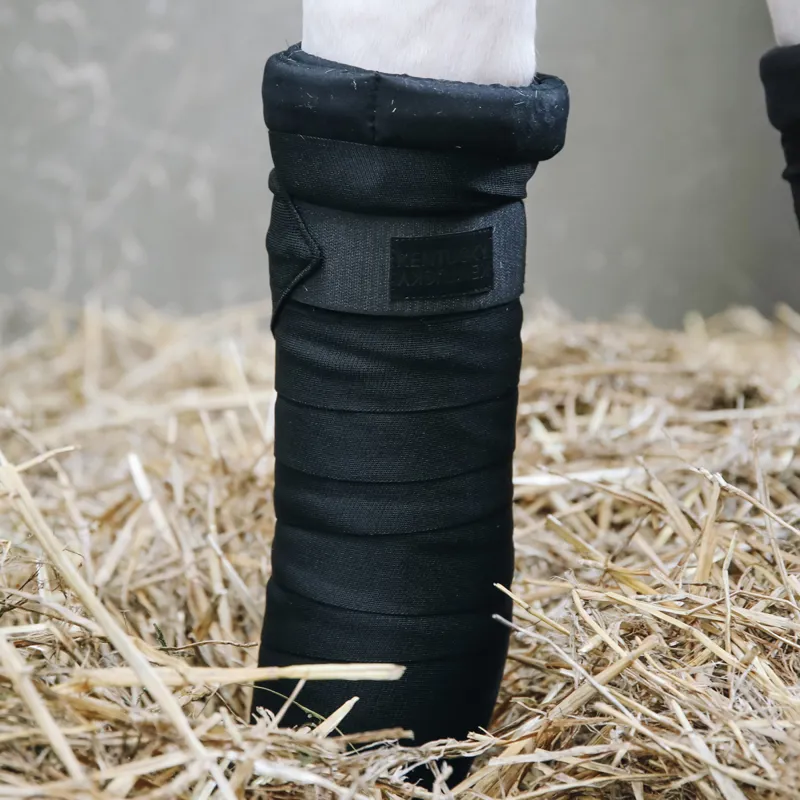 Kentucky Repellent Stable Bandages - Black