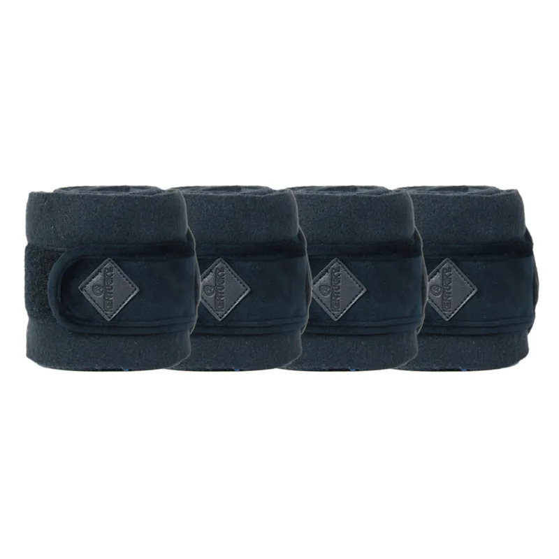 Kentucky Basic Velvet Polar Fleece Bandages - Black-3