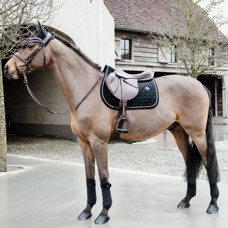 Kentucky Basic Velvet Polar Fleece Bandages - Black-2