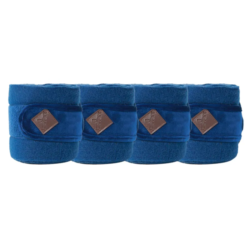 Kentucky Basic Velvet Polar Fleece Bandages - Navy-3