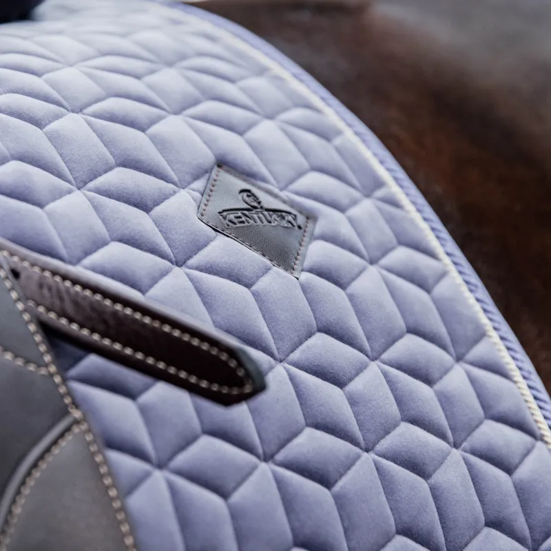 Kentucky Velvet Dressage Saddlecloth - Light Purple-2