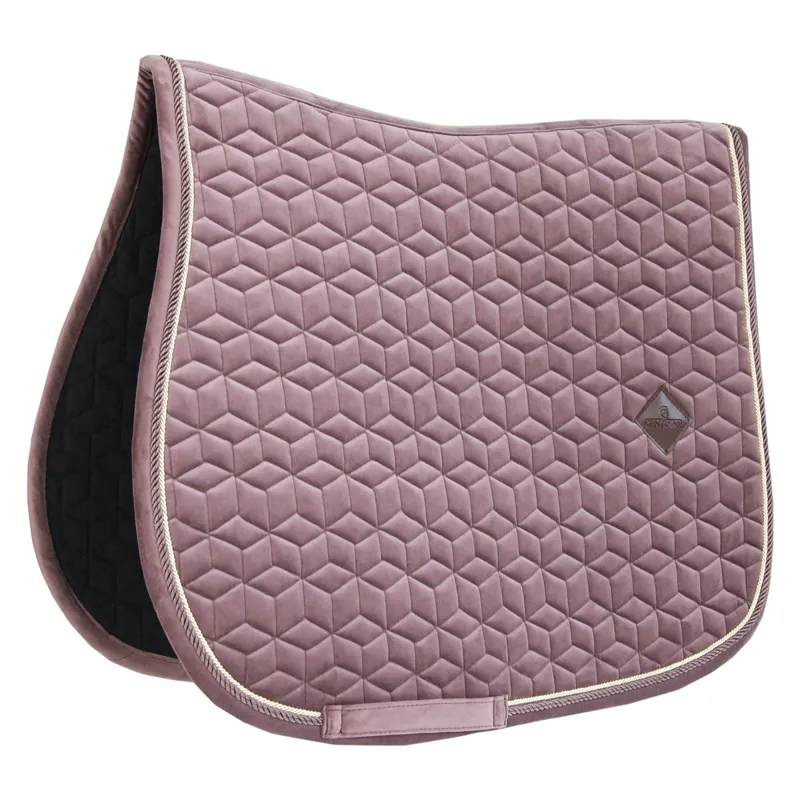 Kentucky Velvet Jumping Saddlecloth - Light Purple