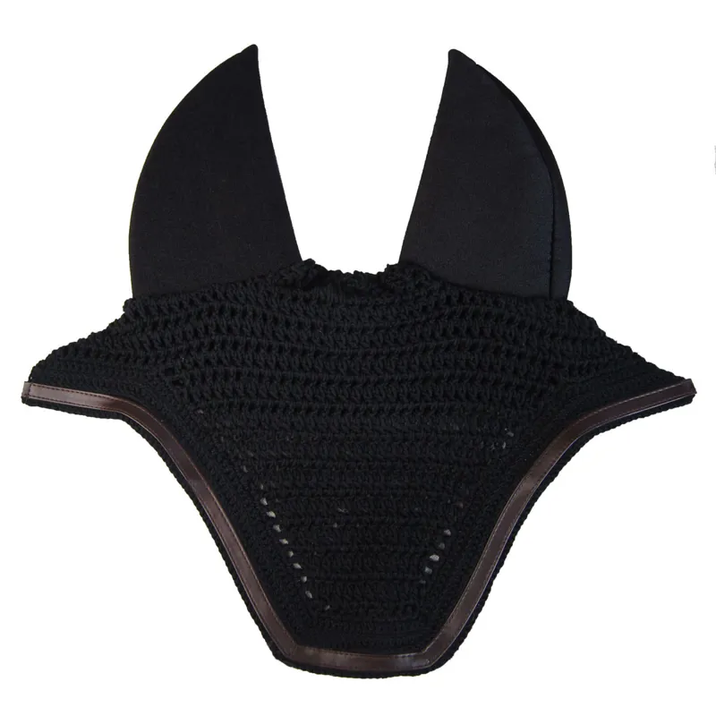 Kentucky Wellington Leather Trim Soundless Fly Veil - Black