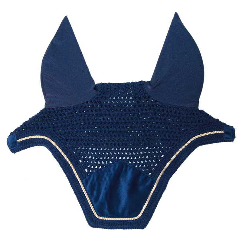 Kentucky Wellington Velvet Fly Veil - Navy-3