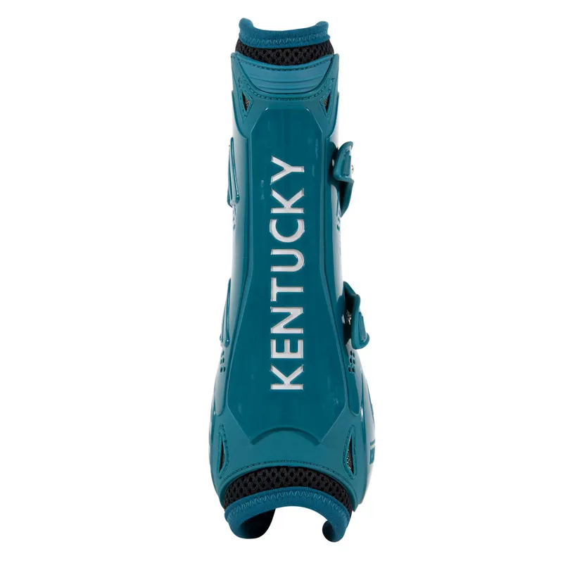 Kentucky Bamboo Shield Tendon Boots with Elastic Straps Emerald