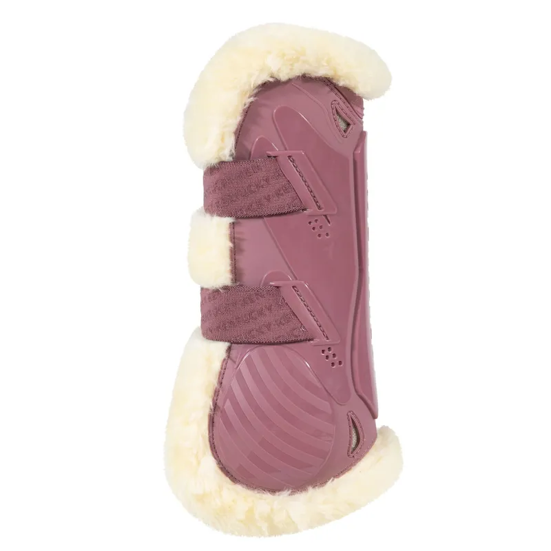 Kentucky Bamboo Shield Vegan Sheepskin Tendon Boots - Old Rose-3