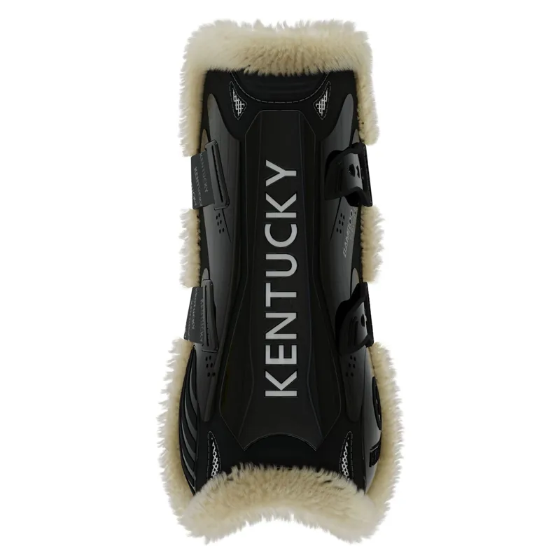 Kentucky Bamboo Shield Vegan Sheepskin Tendon Boots - Black-2