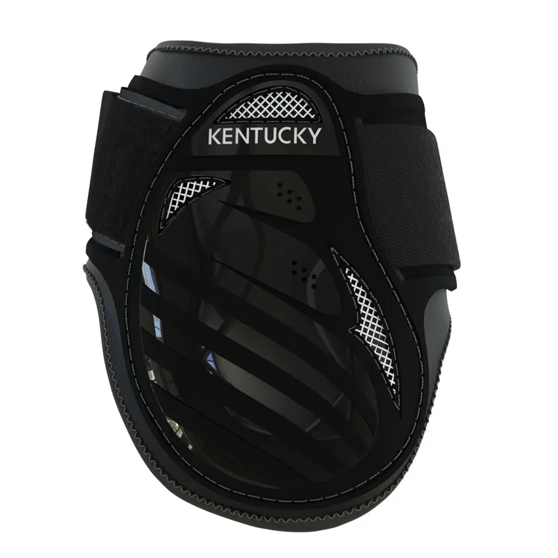 Kentucky Young Horse Vented Fetlock Boots - Black-2
