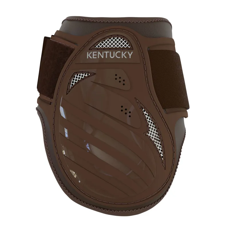 Kentucky Young Horse Vented Fetlock Boots - Brown-3