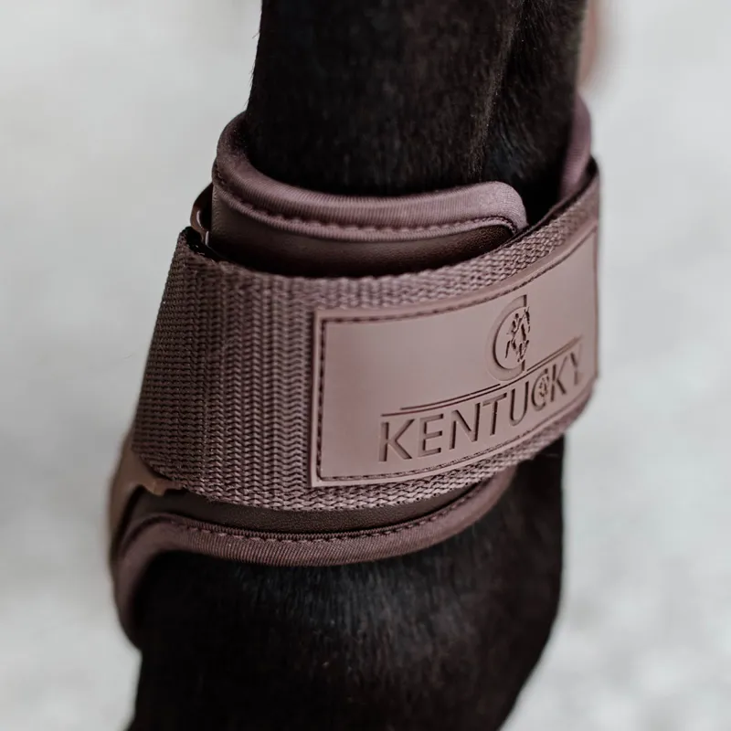 Kentucky Young Horse Vented Fetlock Boots - Brown-2