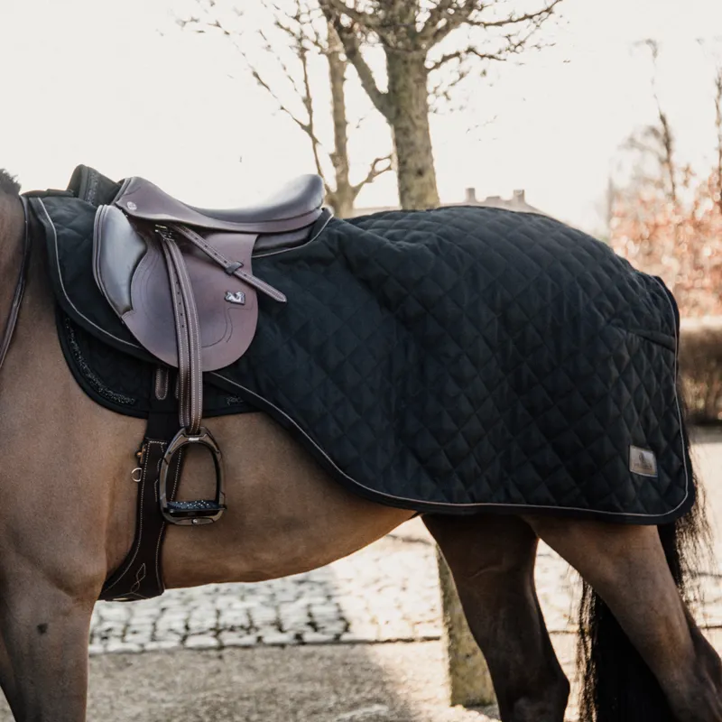 Kentucky 160g Riding Rug Exercise Sheet - Black