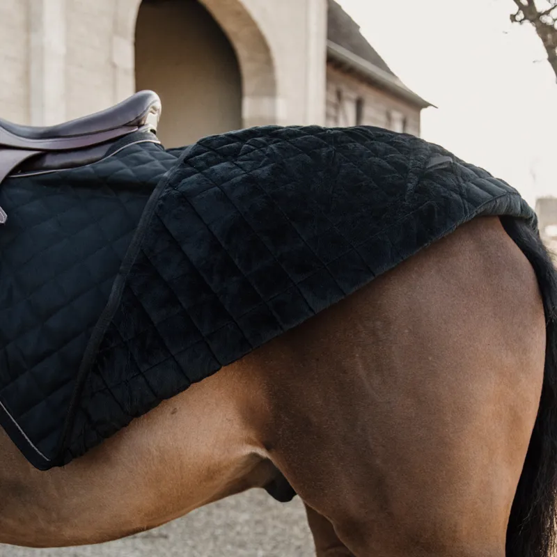 Kentucky 160g Riding Rug Exercise Sheet - Black-2