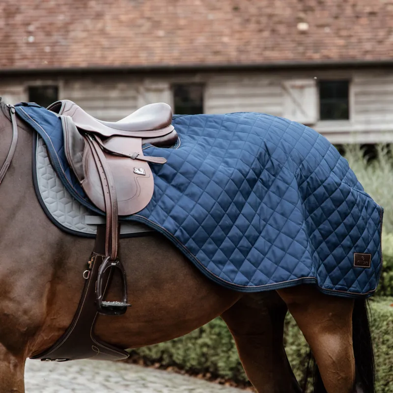 Kentucky 160g Riding Rug Exercise Sheet - Navy