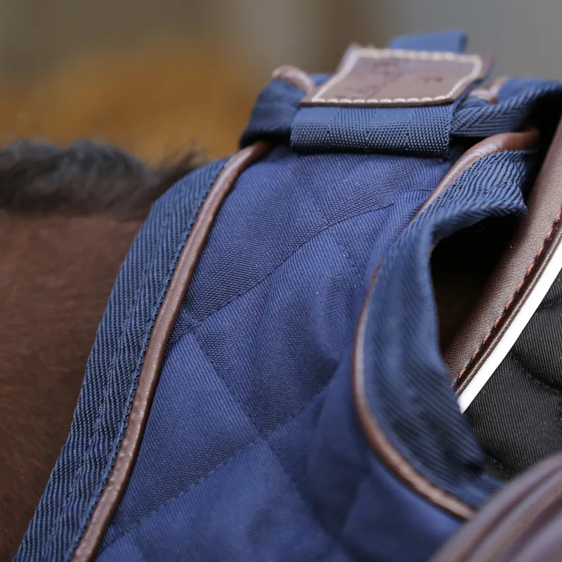 Kentucky 160g Riding Rug Exercise Sheet - Navy-5