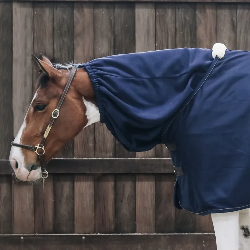 Kentucky Cooler Fleece Scarf Neck Cover - Navy-5