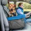 Kurgo Heather Dog Booster Car Seat - Charcoal/Blue