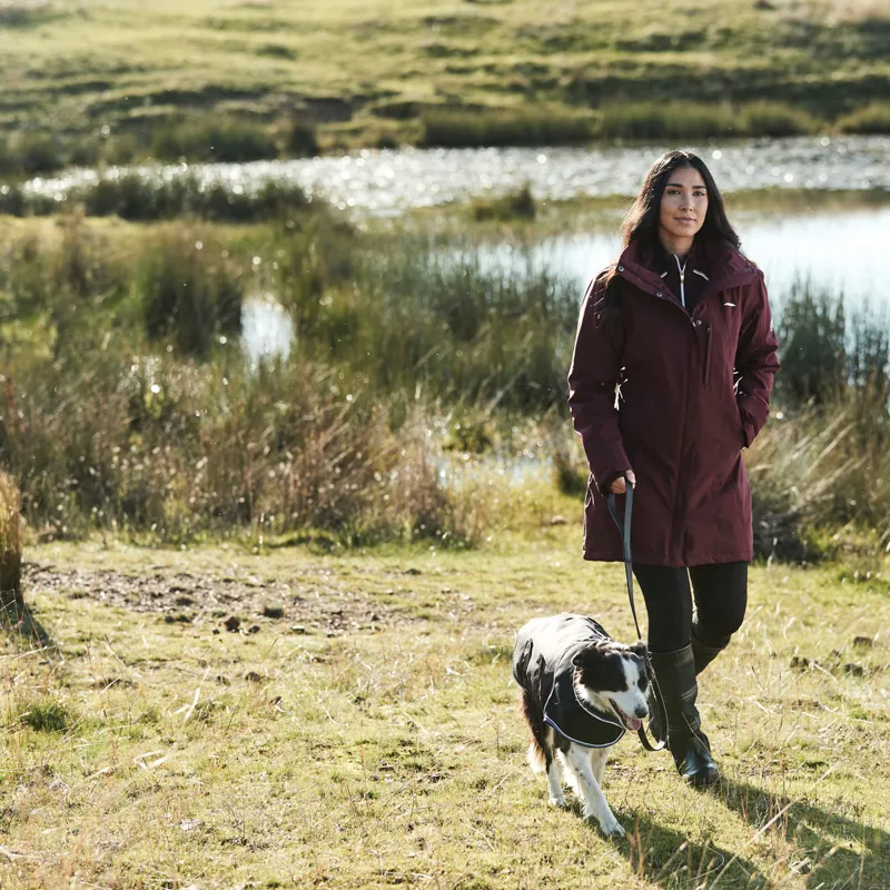 WeatherBeeta Kyla Technical Waterproof Ladies Jacket - Mulberry-6