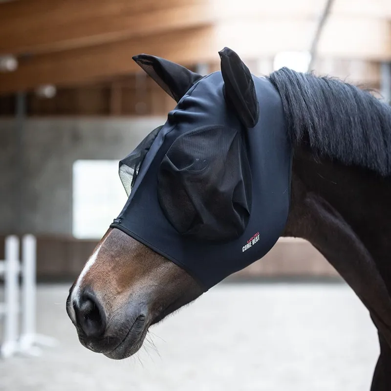 Lami-Cell Come Best Titanium Fly Mask - Black