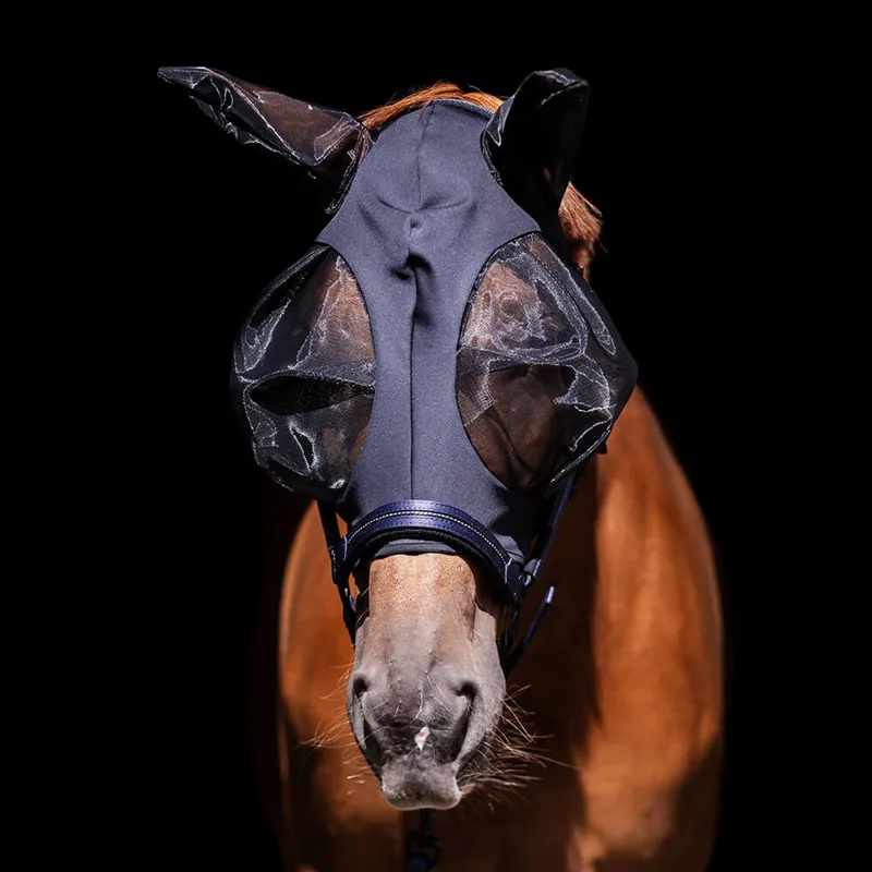 Lami-Cell Come Best Titanium Fly Mask - Black-1