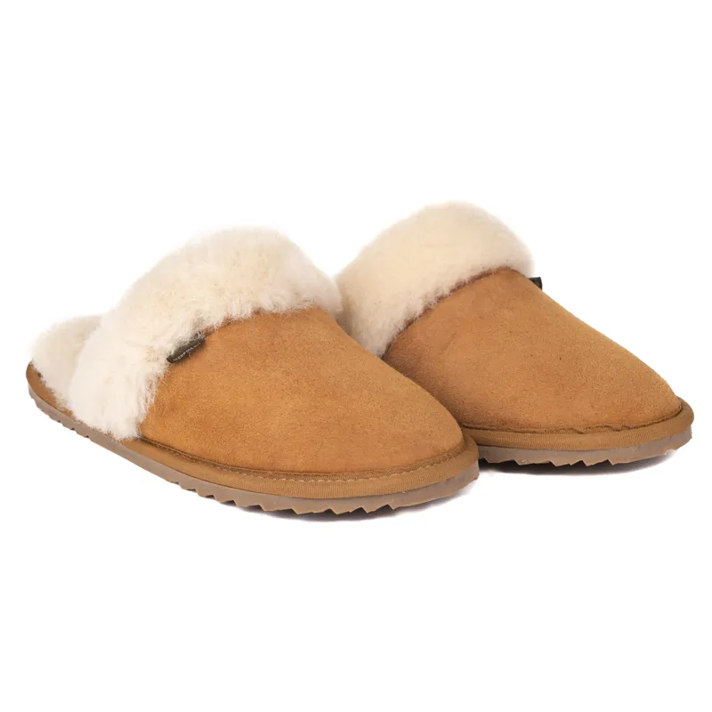Le Chameau Mule Maison Ladies Slippers - Tan