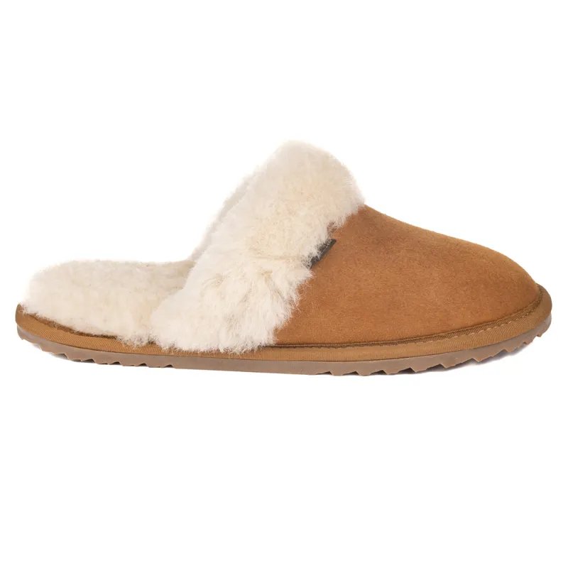 Le Chameau Mule Maison Ladies Slippers - Tan-2