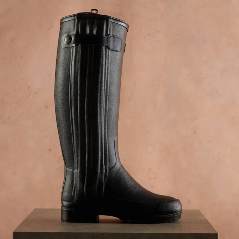 Le Chameau Chasseur Ladies Neoprene Boots - Noir-1