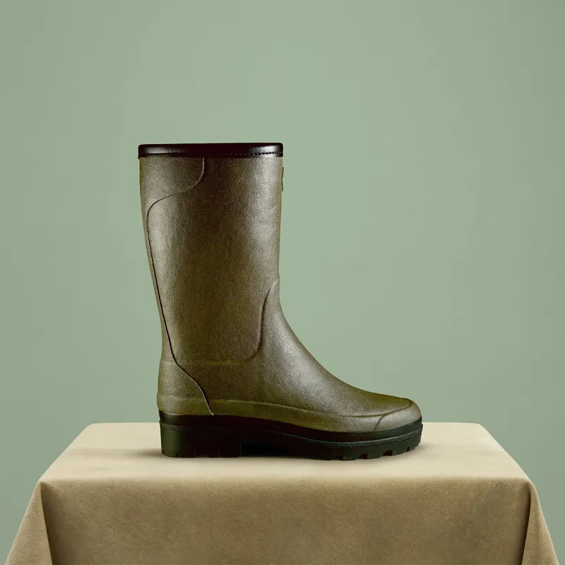 Le Chameau Giverny Wool Lined Bottillon Womens Wellingtons - Vert Chameau-2