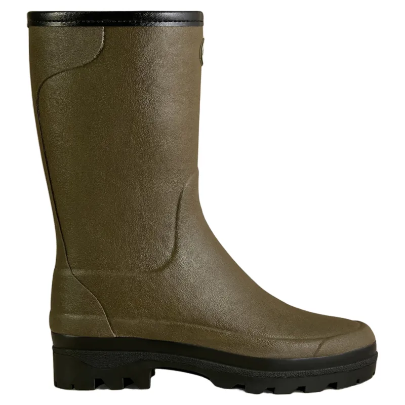 Le Chameau Giverny Wool Lined Bottillon Womens Wellingtons - Vert Chameau-7