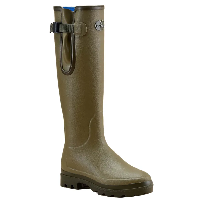 Le Chameau Vierzonord Neoprene Lined Womens Wellingtons - Vert Vierzon-3