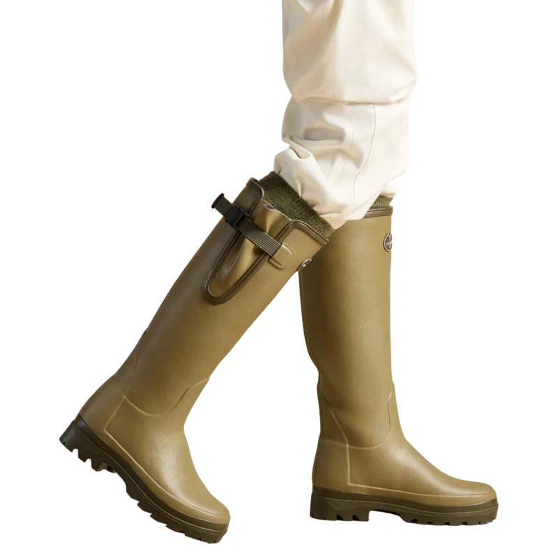 Le Chameau Vierzonord Neoprene Lined Womens Wellingtons - Vert Vierzon-7