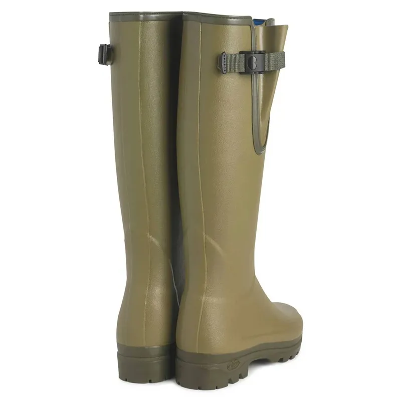 Le Chameau Vierzonord Neoprene Lined Womens Wellingtons - Vert Vierzon-1