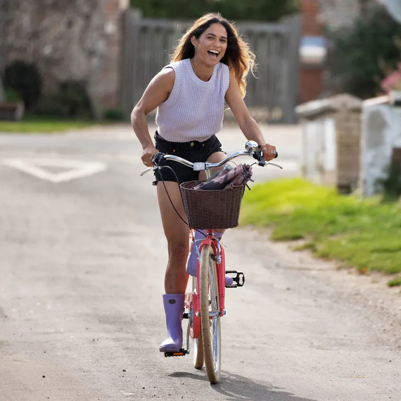 Le Chameau Iris Ladies Bottillon Wellington Boots - Lila-3